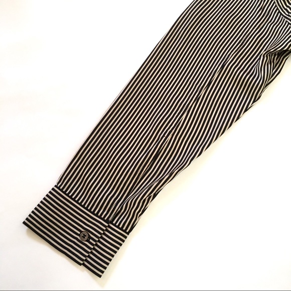 Capulet Satin Stripe Long Sleeve Blouse NWT - Picture 5 of 8